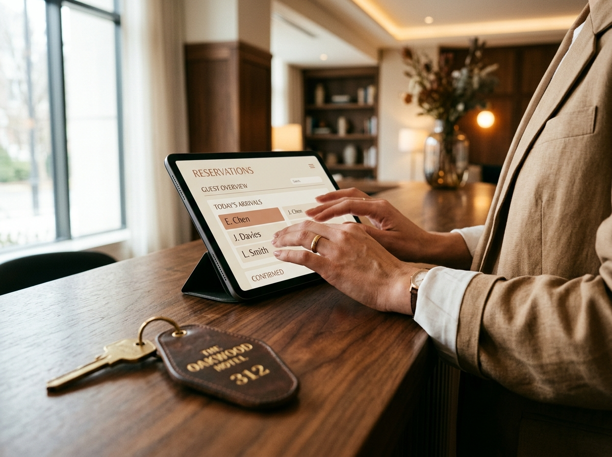 Paso 1: Configuración de su hotel en la tableta