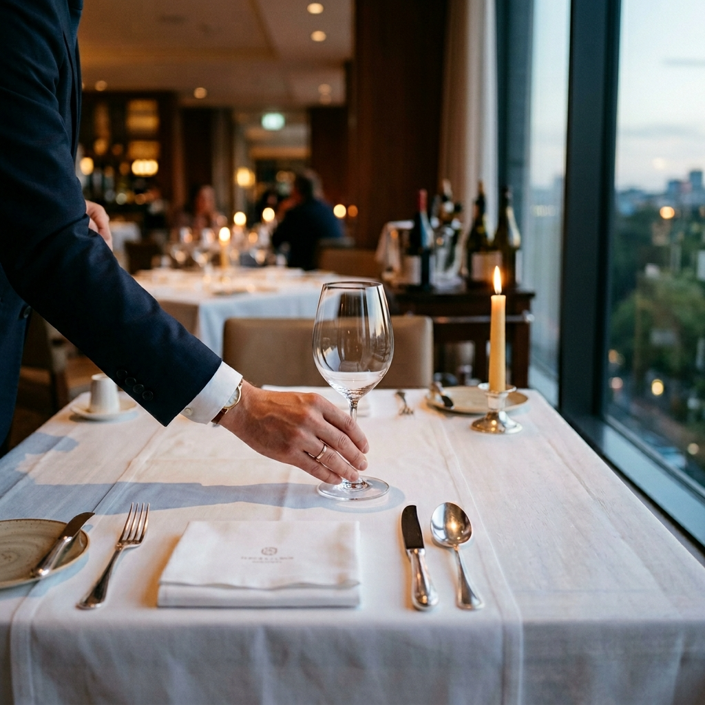 Hoteles boutique y de lujo: una presentación de mesa refinada